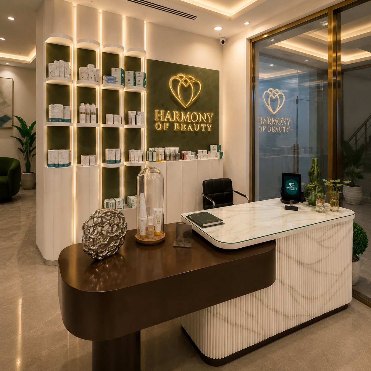 Beauty Station inside a clinic